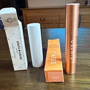 Elvis + Elvin Floral Lipstick and Tinted Lip Balm Set